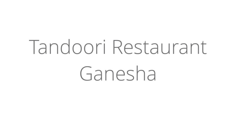 Tandoori Restaurant Ganesha