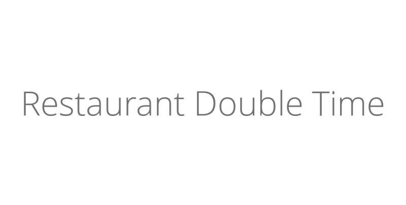 Restaurant Double Time