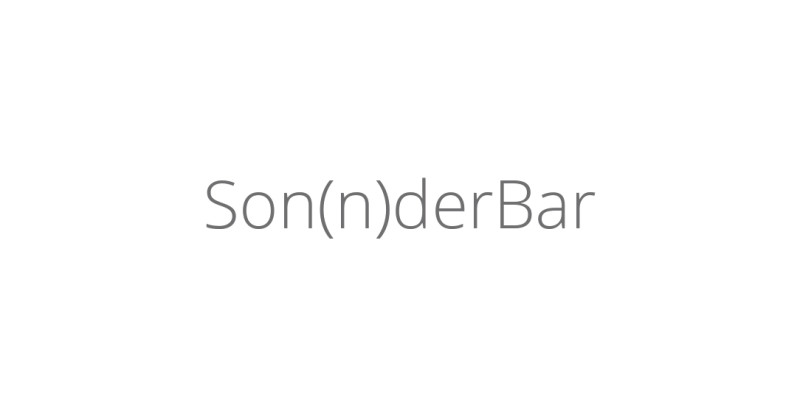 Son(n)derBar