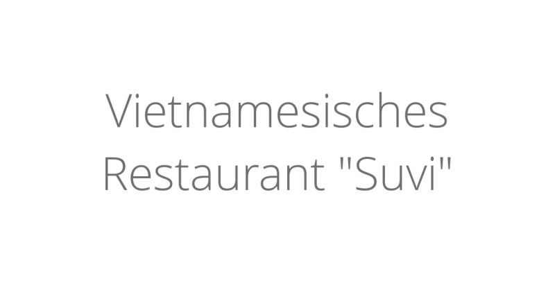 Vietnamesisches Restaurant 