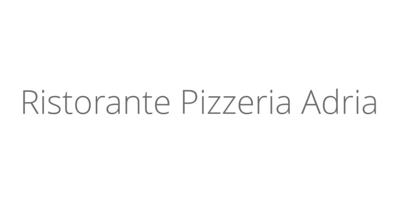 Ristorante Pizzeria Adria