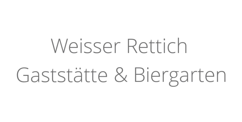 Weisser Rettich Gaststätte & Biergarten