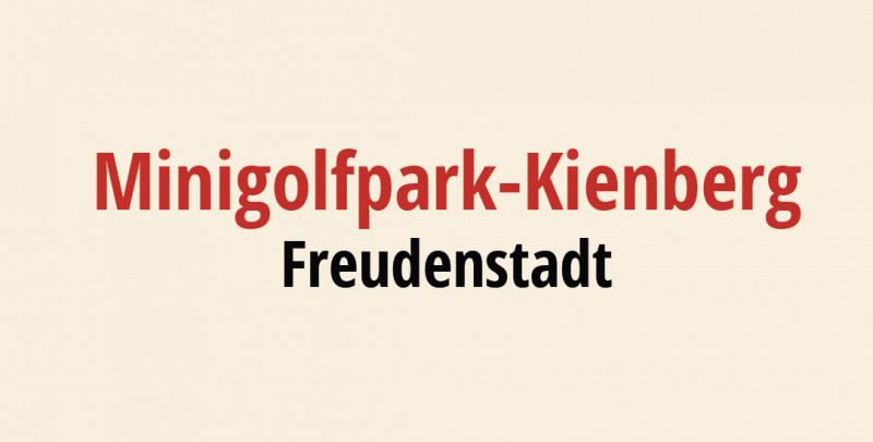 Minigolfpark Kienberg