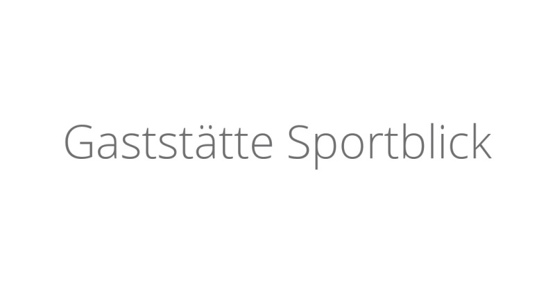 Gaststätte Sportblick