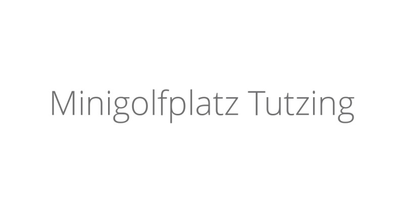 Minigolfplatz Tutzing