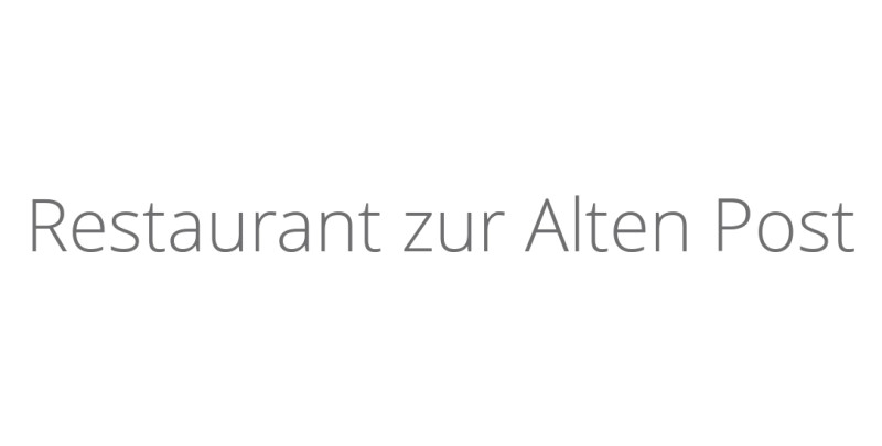 Restaurant zur Alten Post