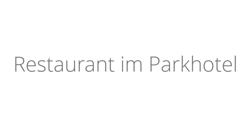 Restaurant im Parkhotel