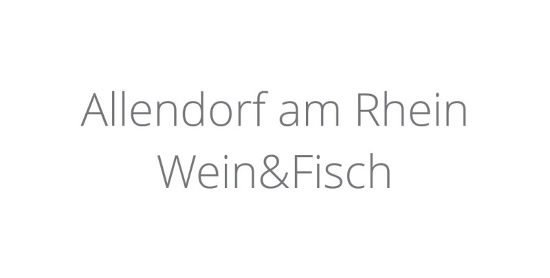 Allendorf am Rhein Wein&Fisch