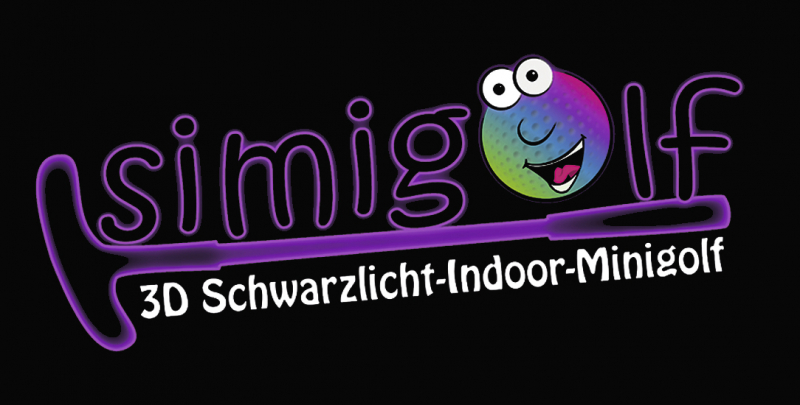 Simigolf 3D Schwarzlicht-Indoor-Minigolf