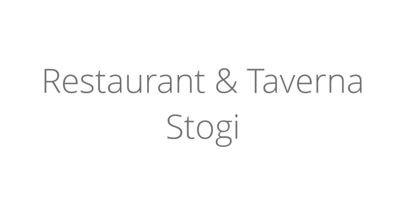 Restaurant & Taverna Stogi
