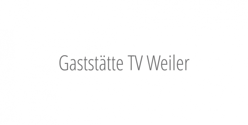 Gaststätte TV Weiler