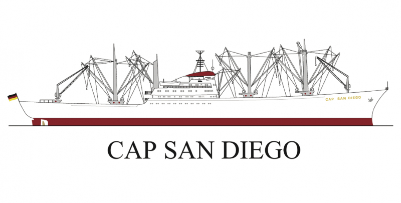 Museumsfrachtschiff Cap San Diego