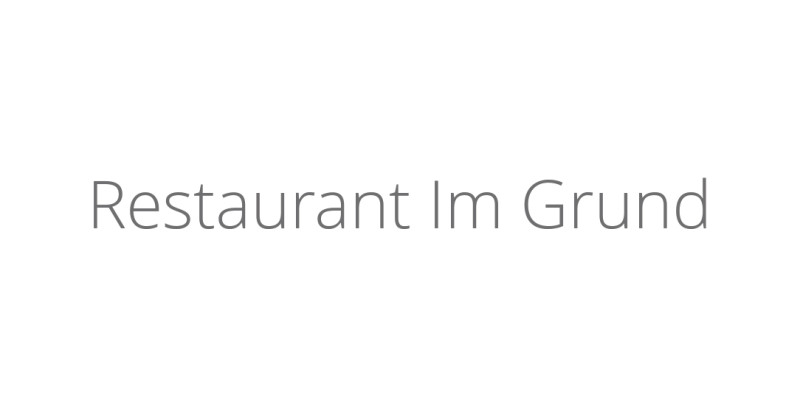 Restaurant Im Grund