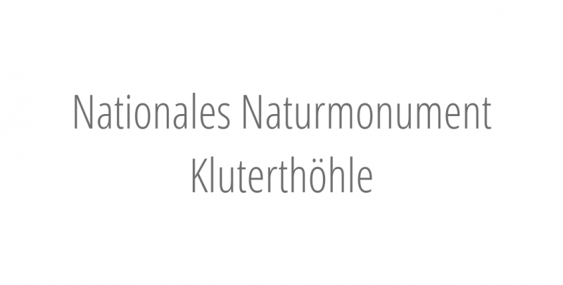 Nationales Naturmonument Kluterthöhle