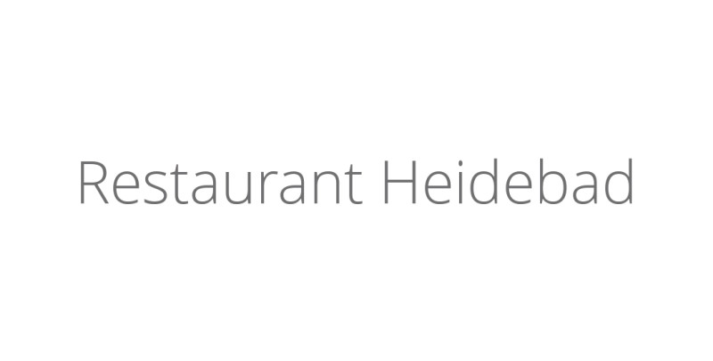 Restaurant Heidebad