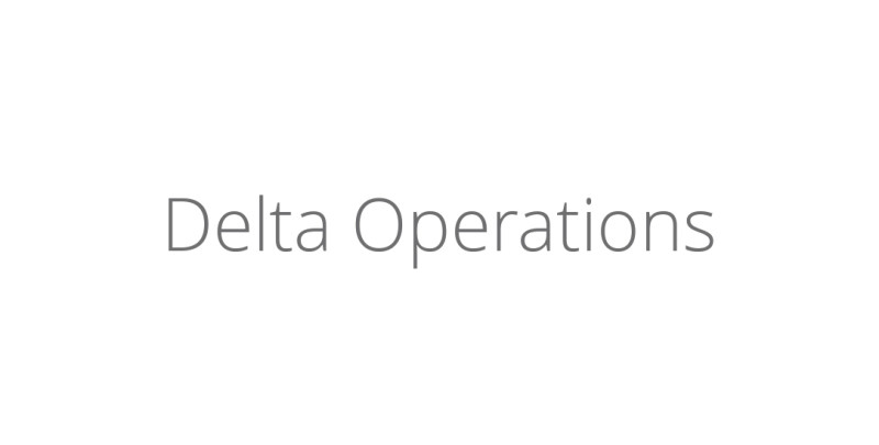 Delta Operations