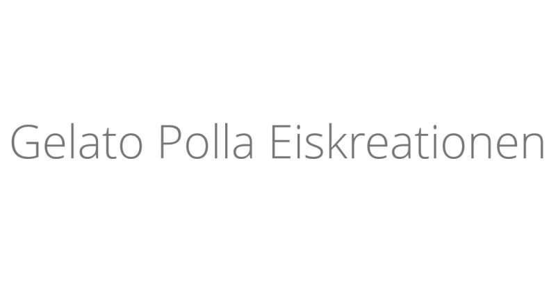 Gelato Polla Eiskreationen
