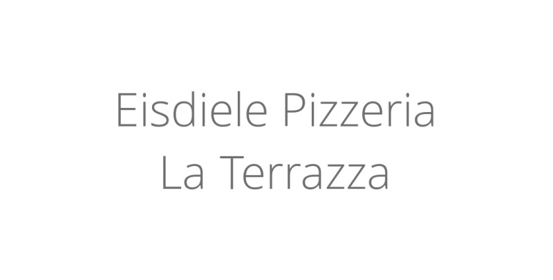 Eisdiele Pizzeria La Terrazza
