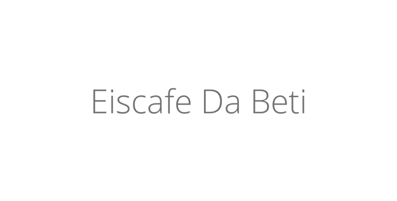 Eiscafe Da Beti
