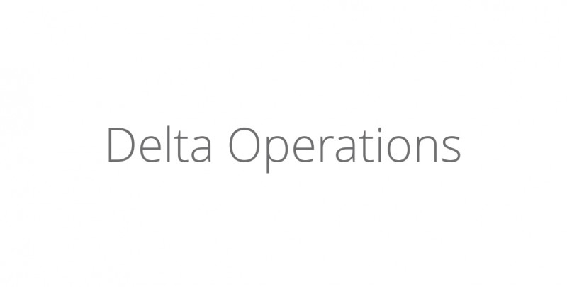 Delta Operations