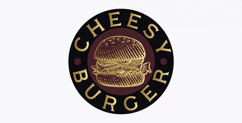 Restaurant Cheesy Burger