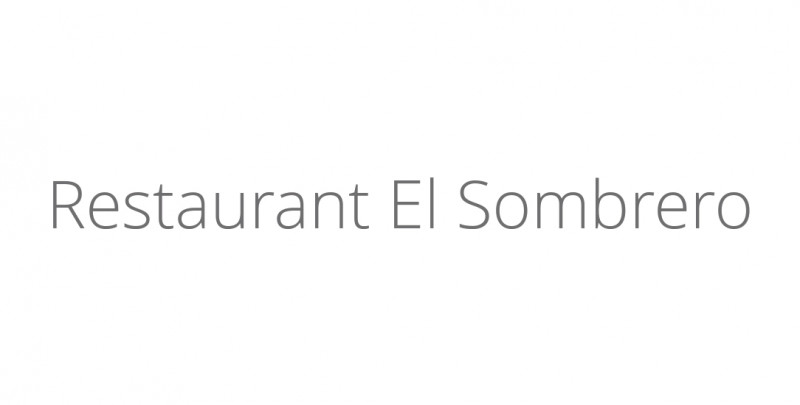 Restaurant El Sombrero