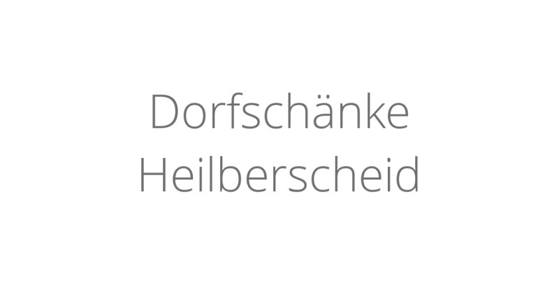 Dorfschänke Heilberscheid