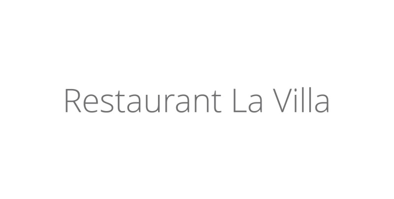 Restaurant La Villa