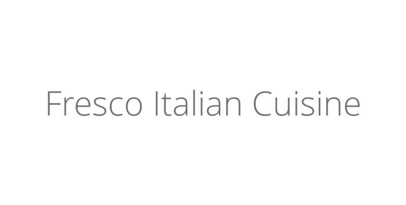 Fresco Italian Cuisine