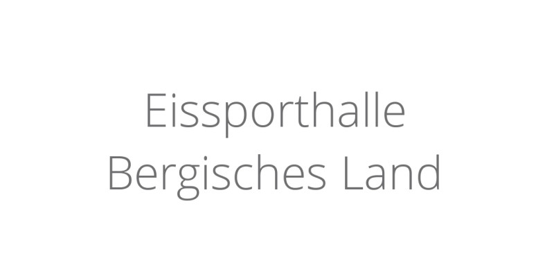 Eissporthalle Bergisches Land