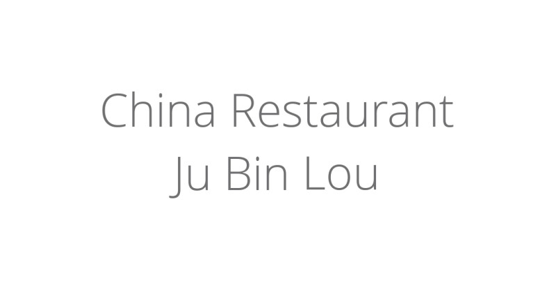 China Restaurant Ju Bin Lou