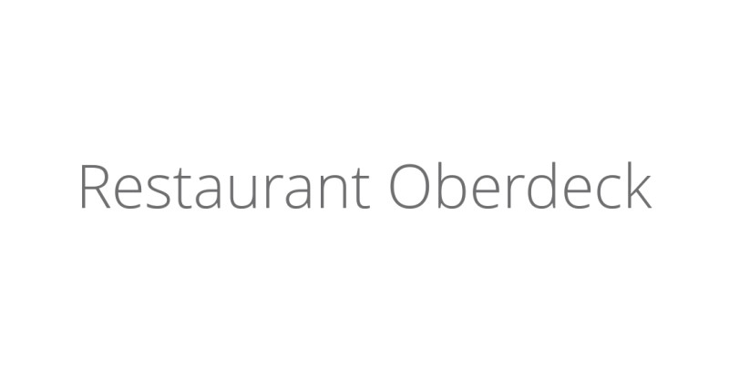 Restaurant Oberdeck