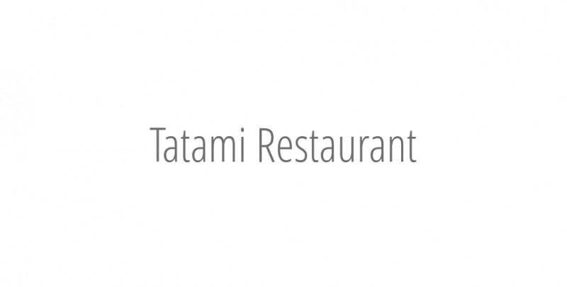 Tatami Restaurant