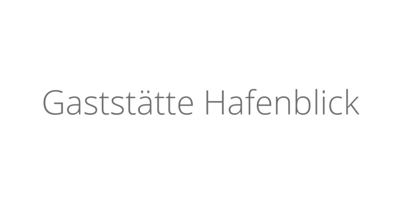 Gaststätte Hafenblick