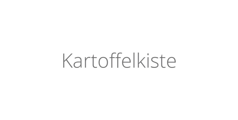 Kartoffelkiste