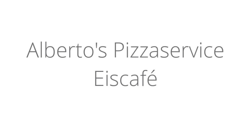 Alberto's Pizzaservice Eiscafé