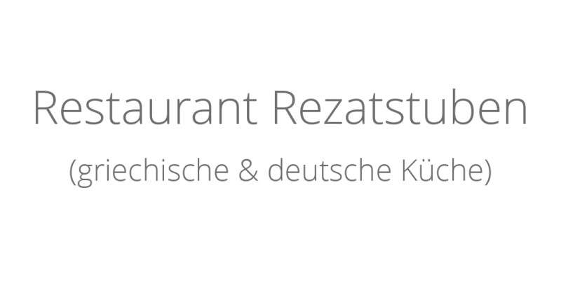 Restaurant Rezatstuben (griechische & deutsche Küche) Restaurant Rezatstuben (griechische & deutsche Küche)