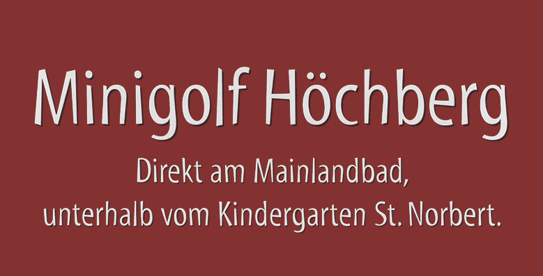 Minigolf Höchberg